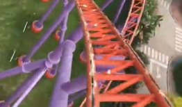 过山车视频第一视角